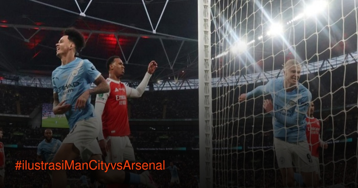 Man City Kalahkan Arsenal 2-1, Persaingan Juara Liga Inggris Memanas