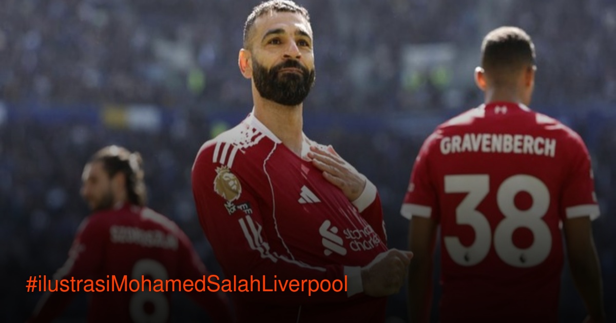 Salah Cetak Gol, Liverpool Menang 2-1 atas Everton