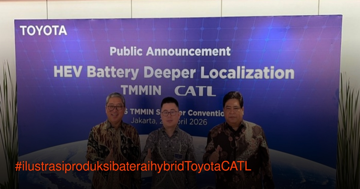 Toyota dan CATL Investasi Rp 1,3 Triliun untuk Baterai Hybrid Lokal