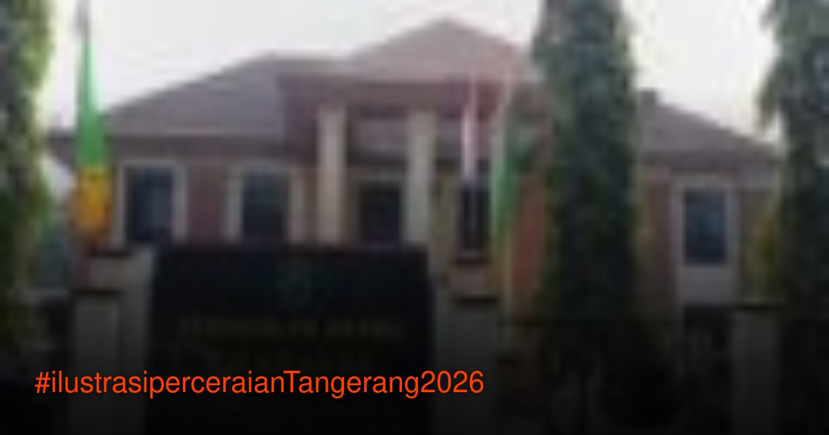 2.074 Pasangan Bercerai di Tangerang Awal 2026