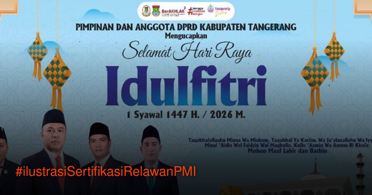 PMI Banten Jadi Percontohan Sertifikasi Nasional Relawan