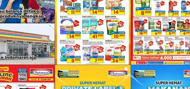 Promo Indomaret Hari Ini 20 April 2026, Ada Diskon hingga 35 Persen Khusus Member