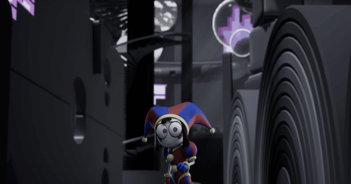 Poster The Amazing Digital Circus: The Last Act dengan karakter utama di bioskop