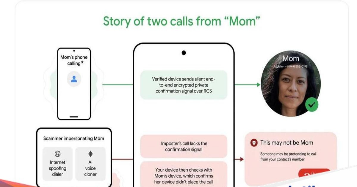 Ilustrasi fitur deteksi scam Google yang menampilkan peringatan di layar ponsel Android