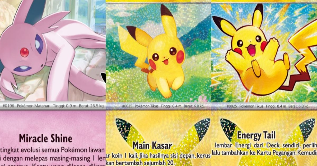 Booster pack Pokemon 30th Celebration dengan kartu hologram Pikachu dan desain FUR