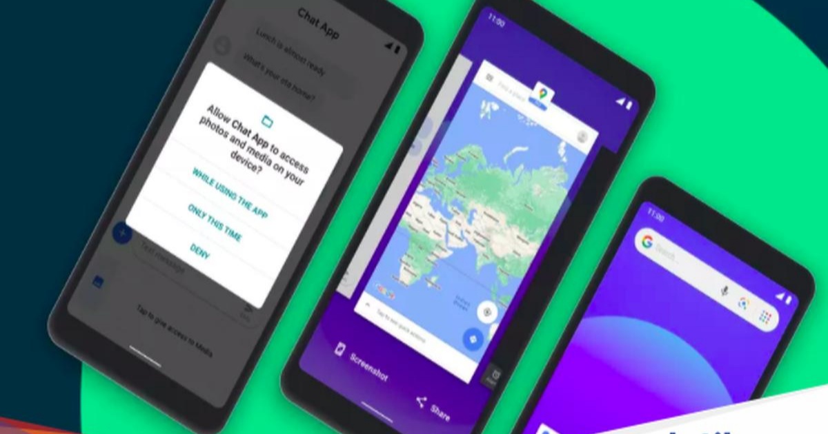 Ilustrasi Android Go dengan logo Gemini Go dari Google