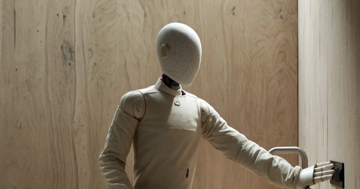 Ilustrasi robot humanoid Qualia dalam video promosi yang ternyata hanya ilusi