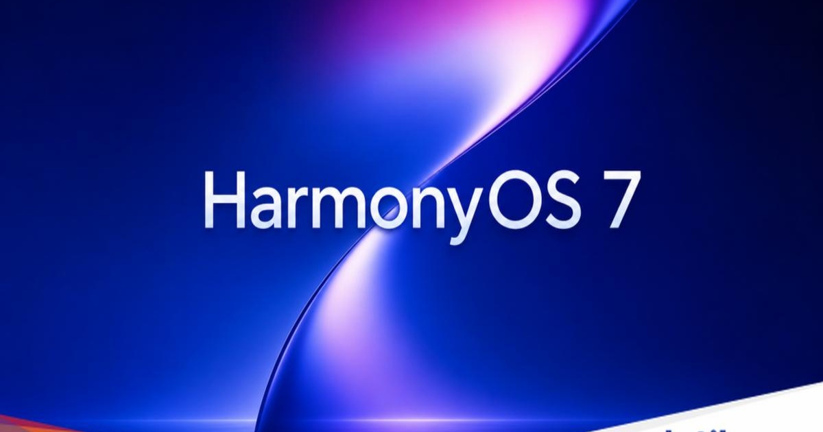 Tampilan antarmuka HarmonyOS 7 dengan desain Liquid Glass ala iOS pada layar smartphone Huawei