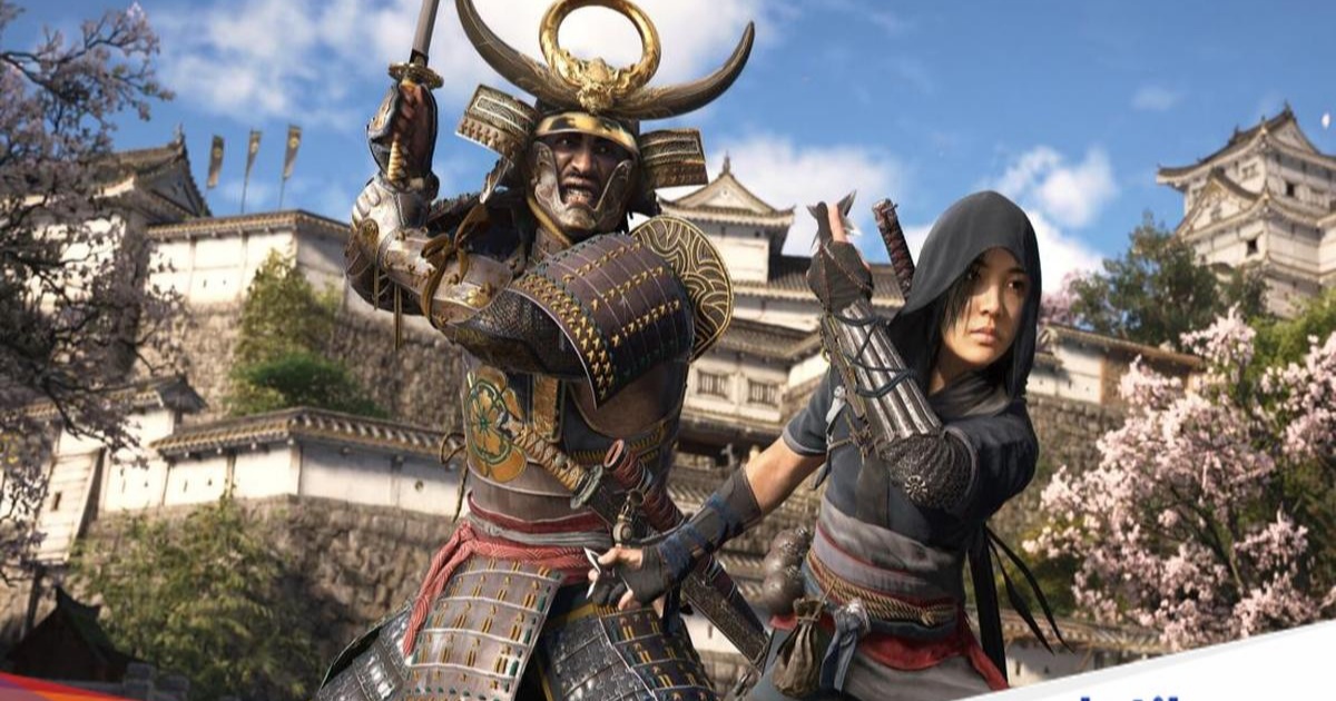 Ilustrasi game Assassin's Creed Shadows, seri andalan Ubisoft yang tengah dilanda krisis PHK massal