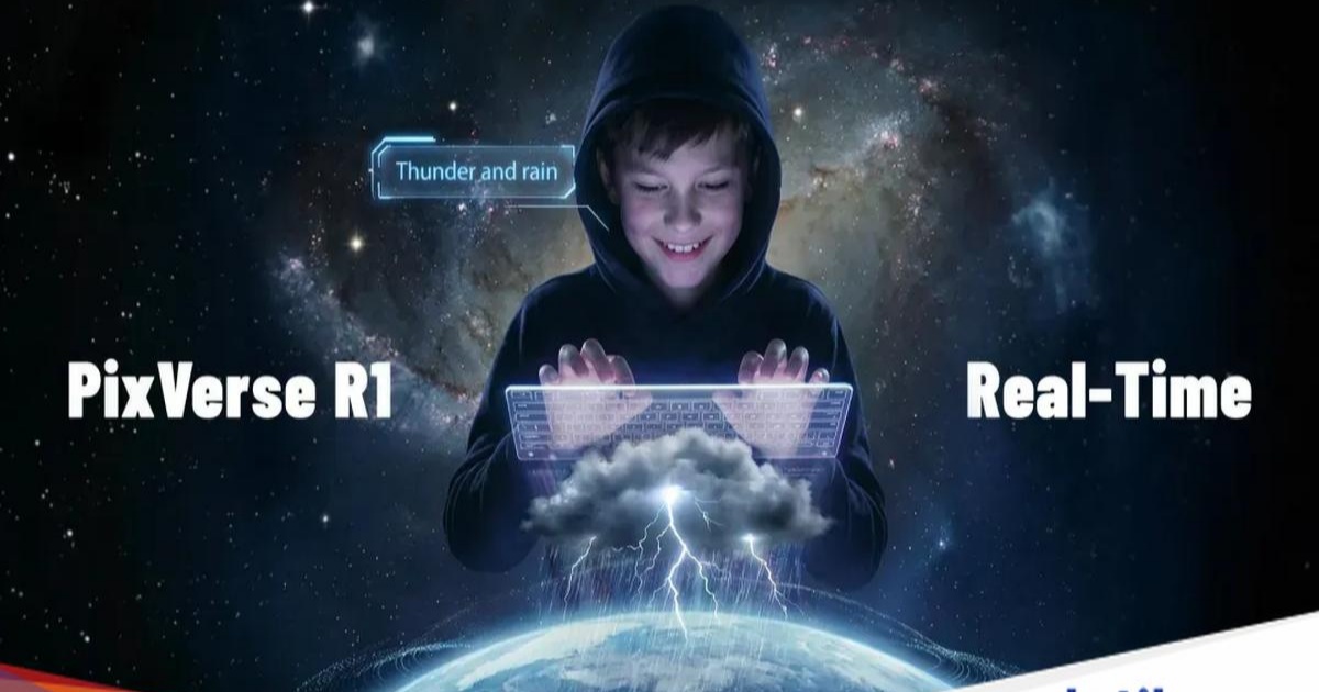 PixVerse R1 tampilan antarmuka teknologi video AI interaktif real-time