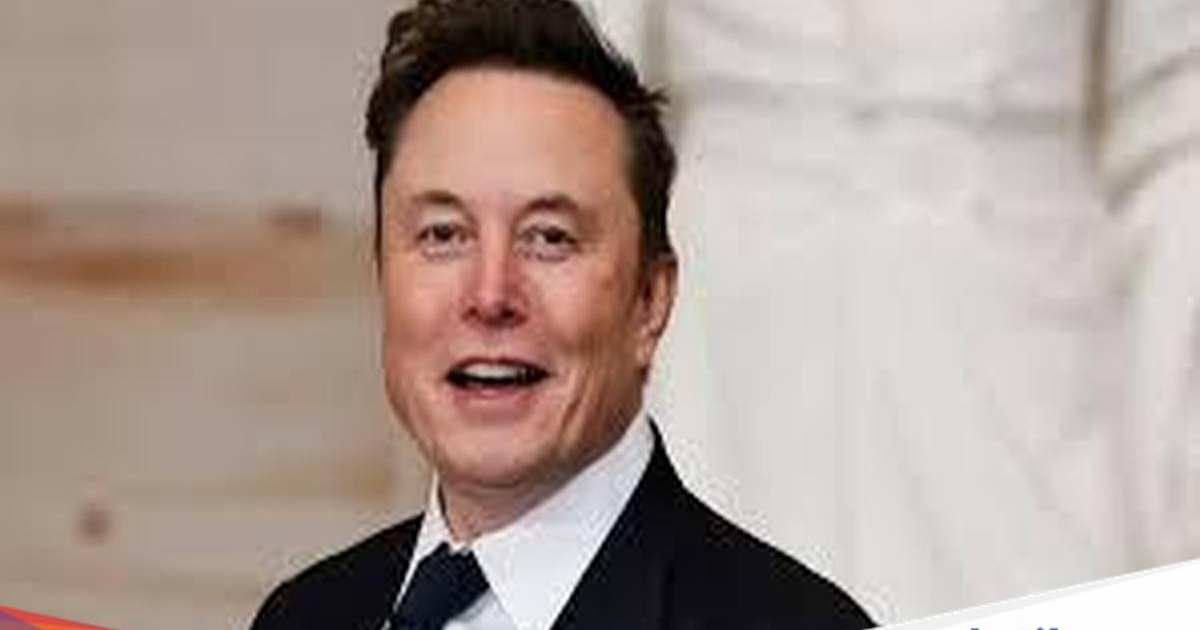 Elon Musk dengan latar belakang teknologi Neuralink dan logo Samsung