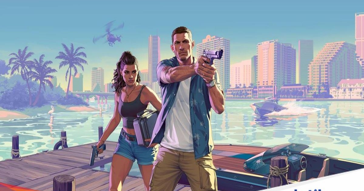 Ilustrasi GTA 6 dengan latar kota Florida yang menjadi setting utama game tersebut