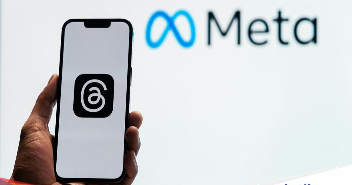 Aplikasi Threads di layar smartphone menunjukkan antarmuka pengguna