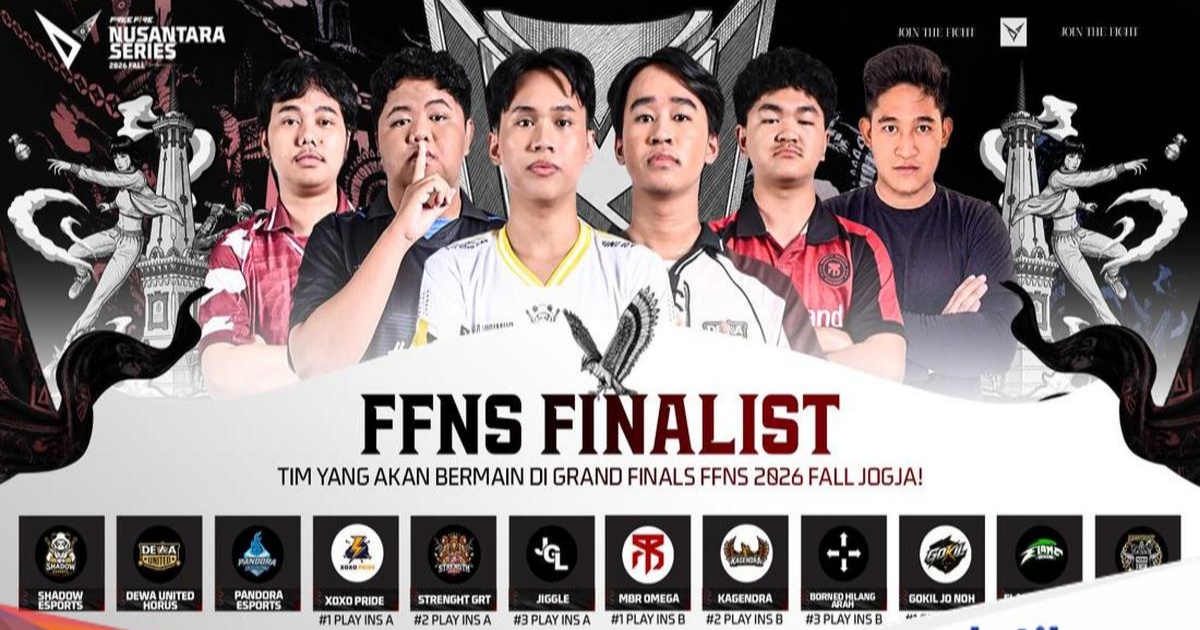 Grand Final Free Fire Nusantara Series FFNS 2026 Fall dengan 12 tim terkuat Indonesia