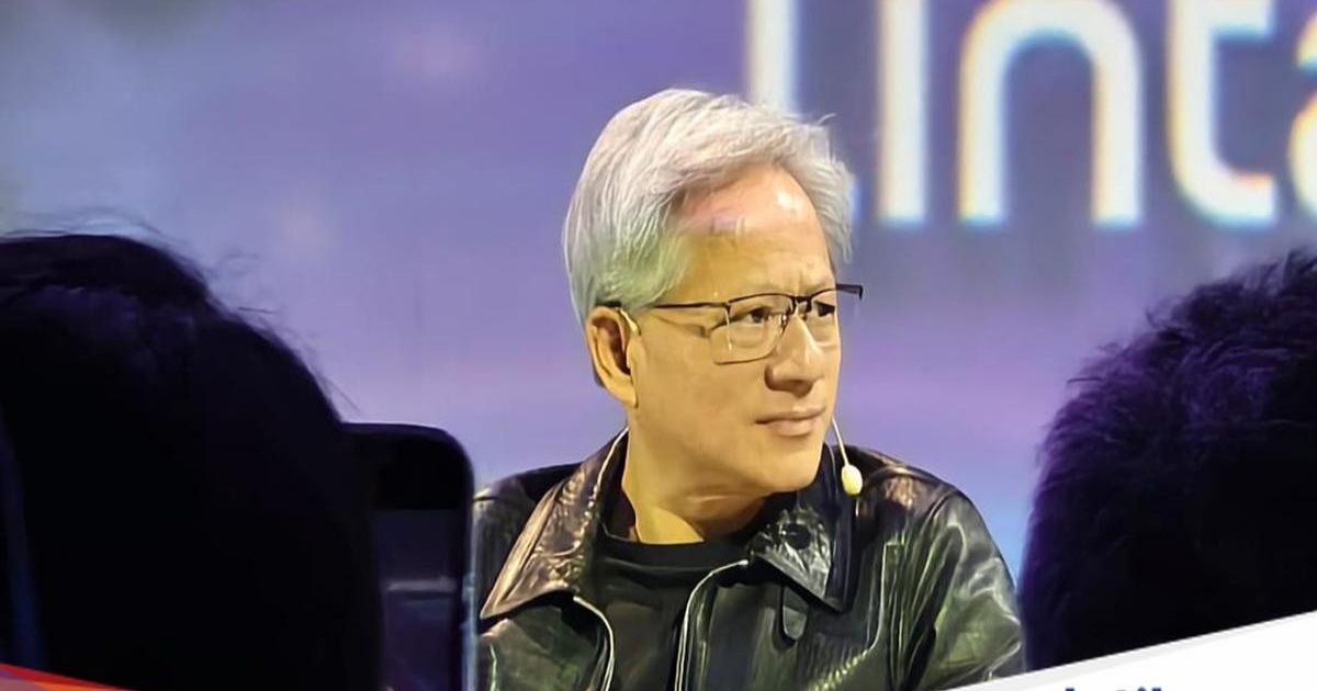 CEO Nvidia Jensen Huang dalam acara peluncuran produk