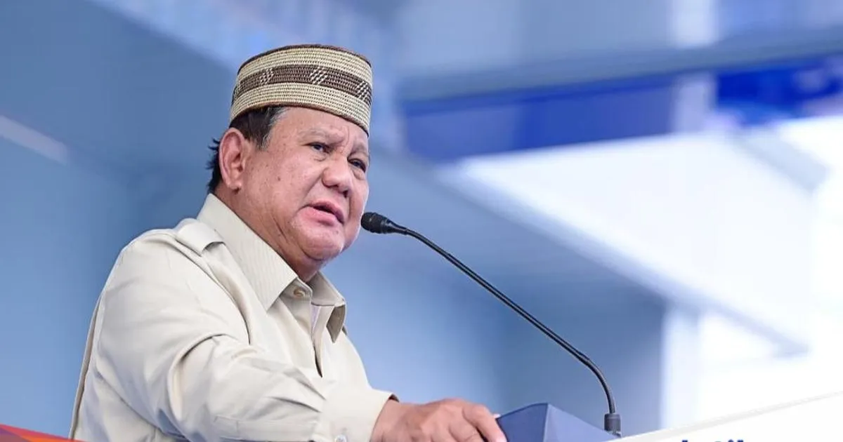 Presiden Prabowo Subianto di acara Puncak Pekan Nasional Petani dan Nelayan XVII di Gorontalo