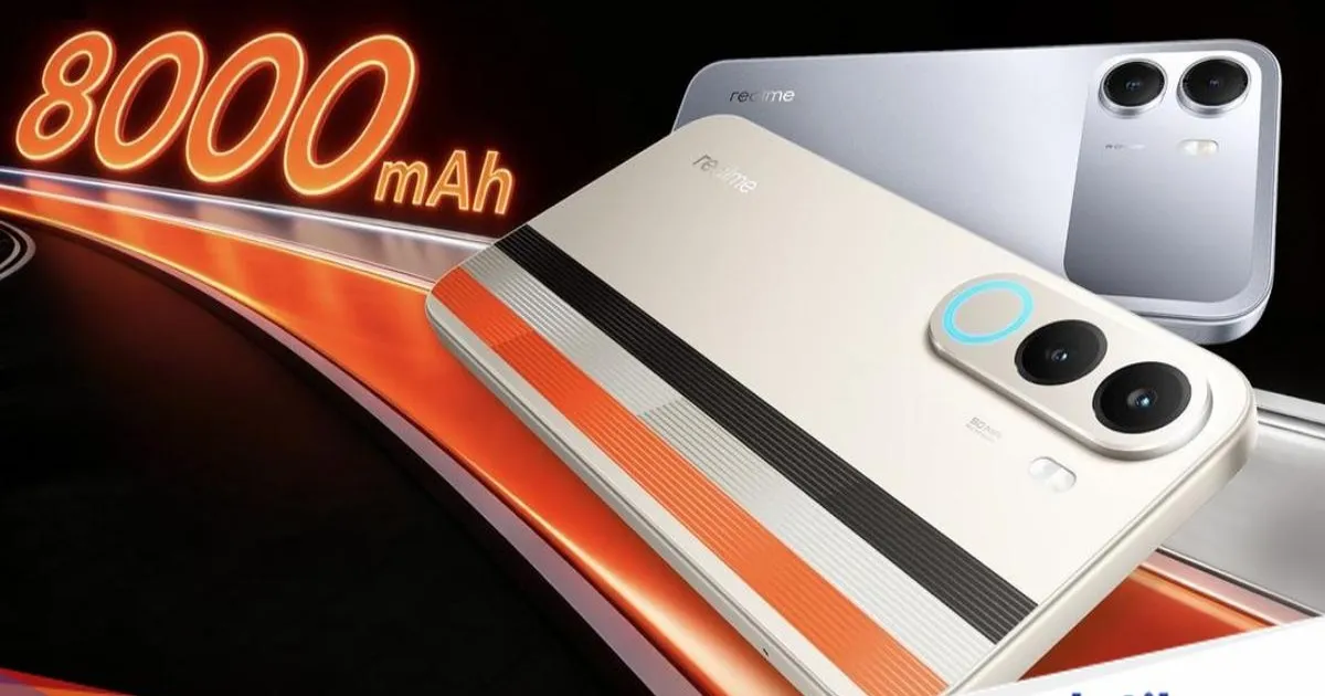 Realme P4 Series dengan desain Aero Racing dan baterai 8000mAh