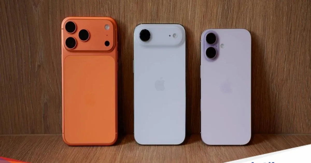 iPhone 17 Series dan Air dengan berbagai pilihan warna