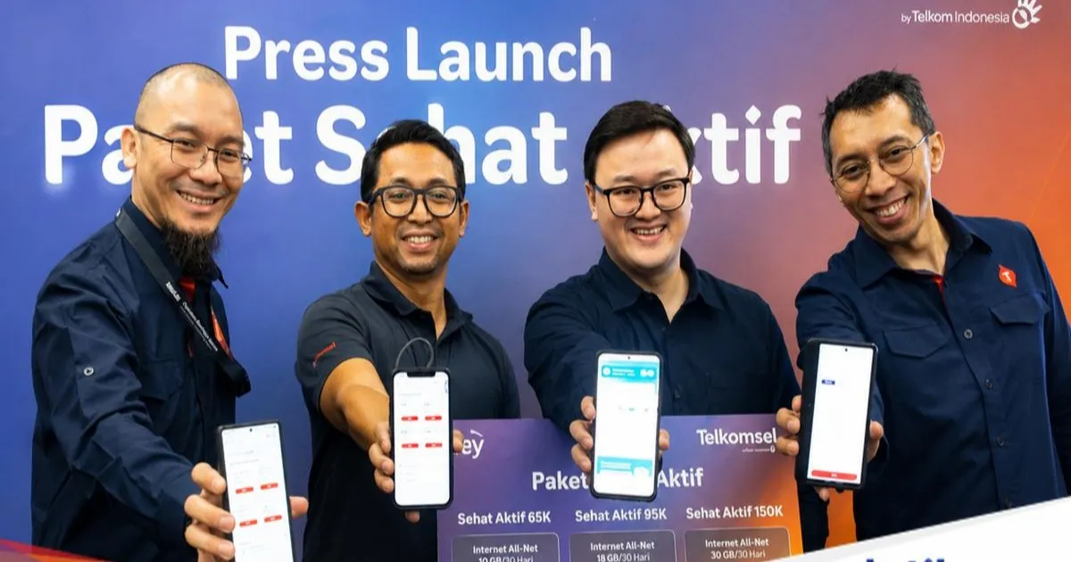 Telkomsel dan Rey meluncurkan Telkomsel Sehat Aktif, paket data yang menggabungkan konektivitas dan layanan kesehatan digital dalam satu langganan.