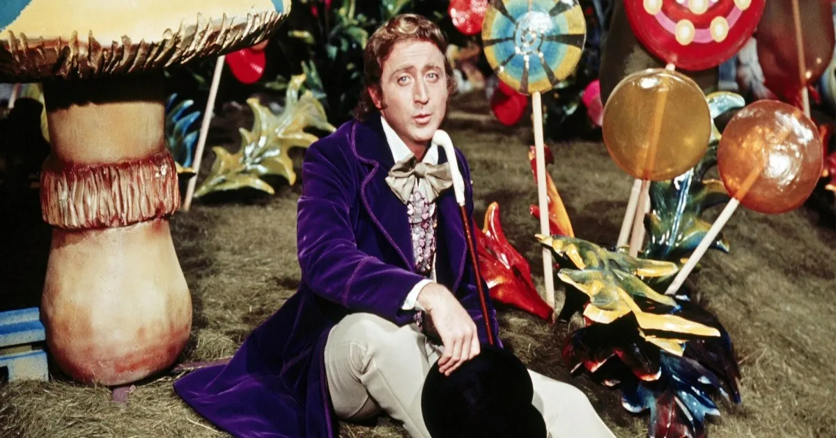 Aktor Gene Wilder sebagai Willy Wonka dalam film tahun 1971