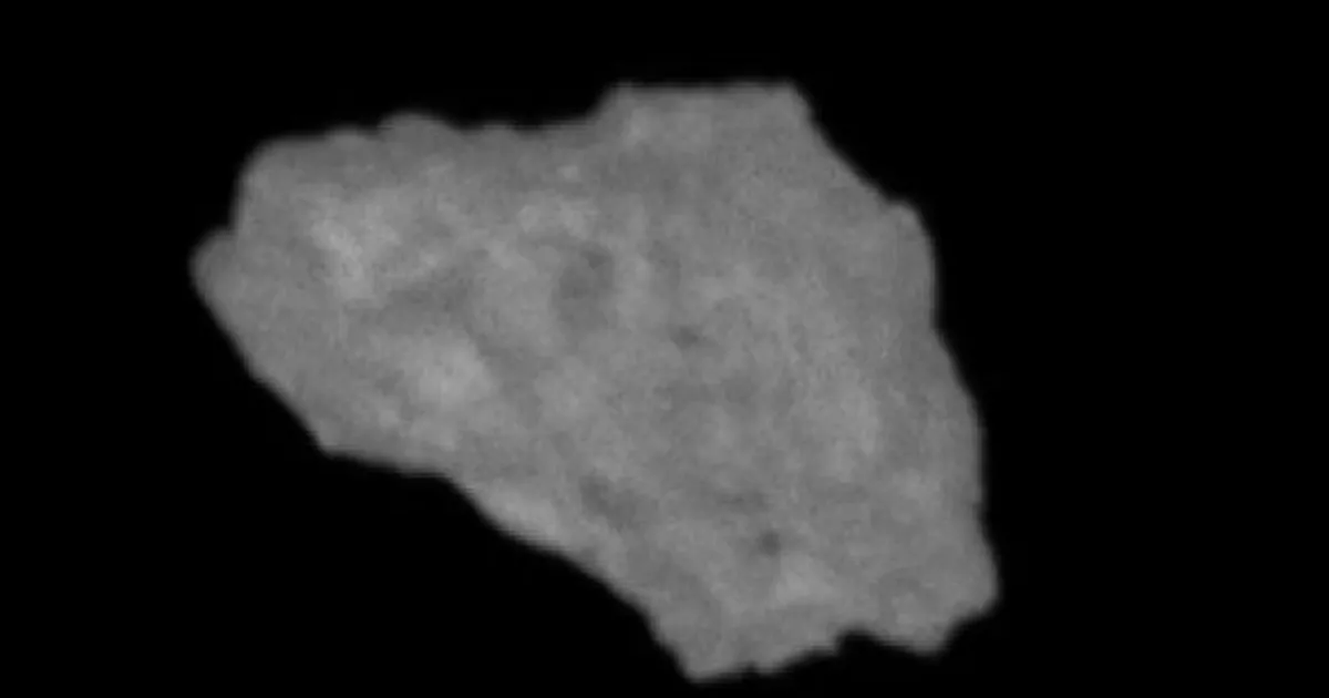 Wahana antariksa Tianwen-2 milik China mengabadikan gambar perdana asteroid Kamo'oalewa dari jarak 20 kilometer pada Juli 2026.