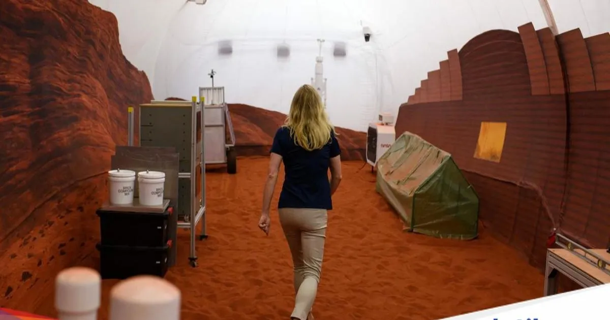 Simulasi Planet Mars buatan NASA di Johnson Space Center Houston Texas