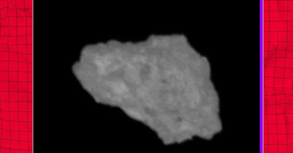 Foto asteroid Kamo'oalewa yang diambil wahana Tianwen-2 China