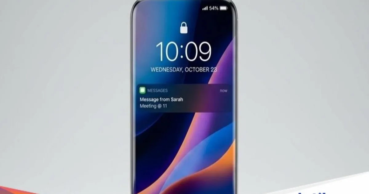 Render iPhone 20 dengan desain edge-to-edge dan layar melengkung
