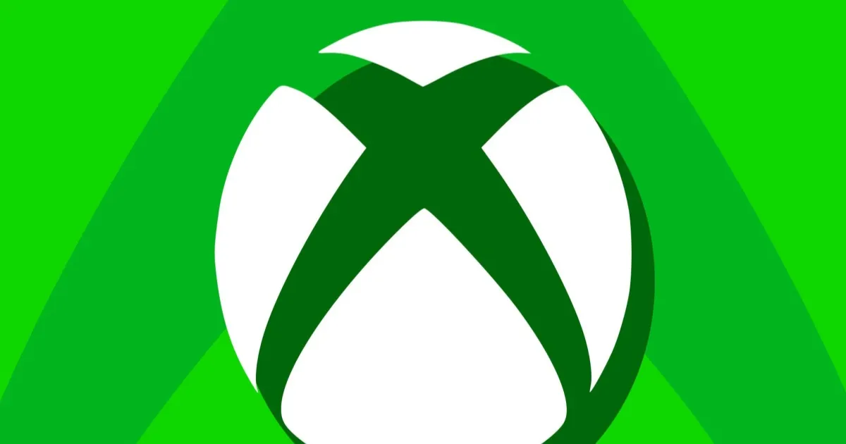 Ilustrasi konsol Xbox Series X dengan logo Microsoft di latar belakang gelap