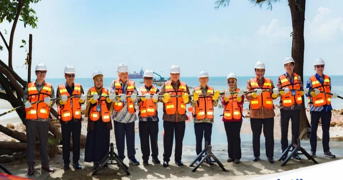 Peresmian pendaratan Nongsa Changi Cable oleh TelkomGroup di Batam