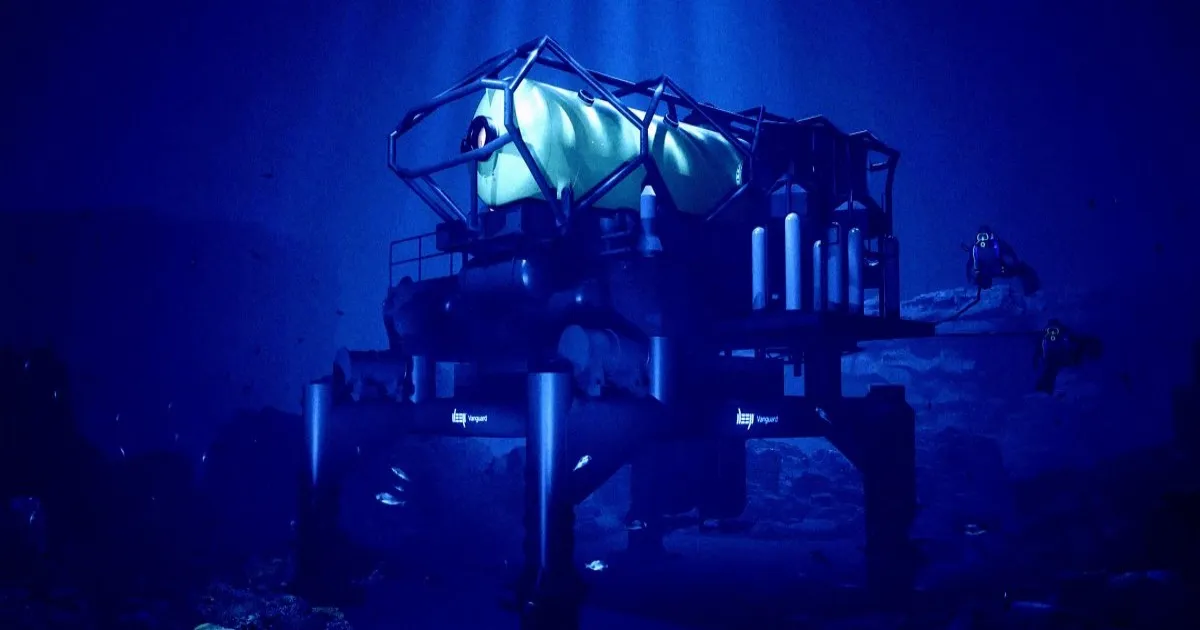 Habitat bawah laut Vanguard yang dikembangkan oleh DEEP untuk penelitian kelautan di perairan Florida
