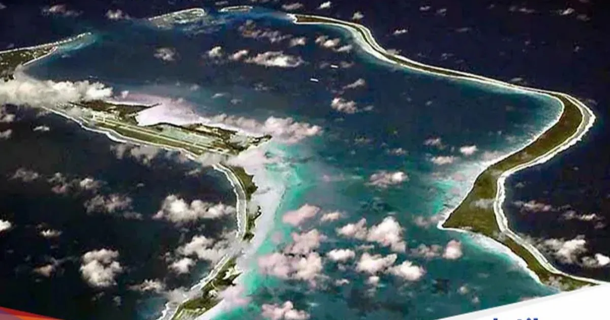 Diego Garcia memiliki luas sekitar 27 kilometer persegi dan menjadi salah satu lokasi paling strategis di dunia.